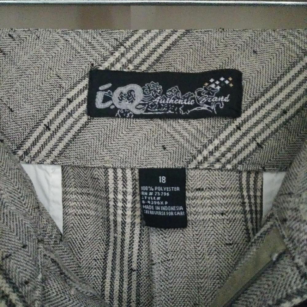 Stripped Print Slacks - Picture 2 of 2
